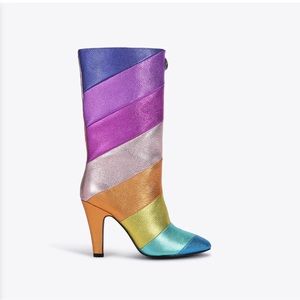 Kurt Geiger Kensington - Rainbow Calf Boots SZ39 - New